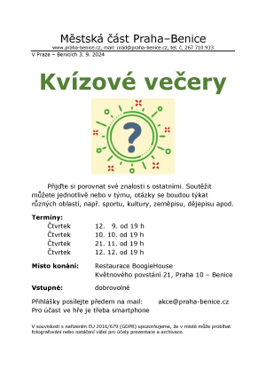 Kvízové večery 1